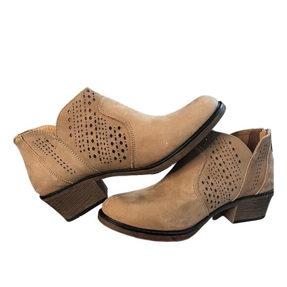 Propet Womens Remy Taupe Ankle Boot SIze 7 1/2 - Picture 1 of 8